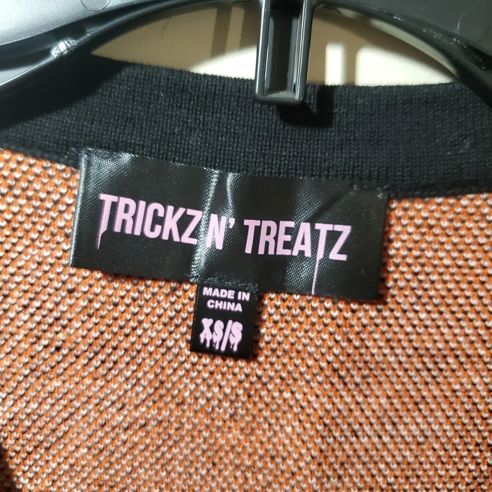 Dolls Kill Pumpkin Ghost Hallowed Grounds Knit Vest Size XS - Picture 4 of 4